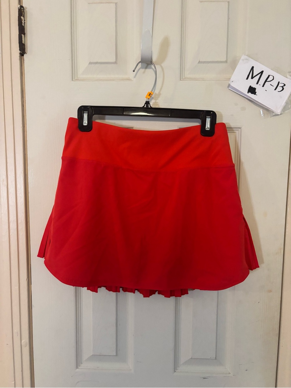 Baleaf Red Athletic Skort with Built-In Shorts